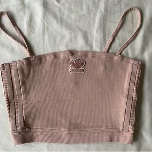 Adidas 3-Stripes logo cropped top